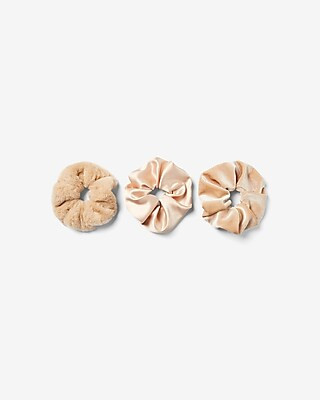 Multi-Fabric Ponytail Holders | Express