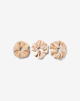 Multi-Fabric Ponytail Holders | Express