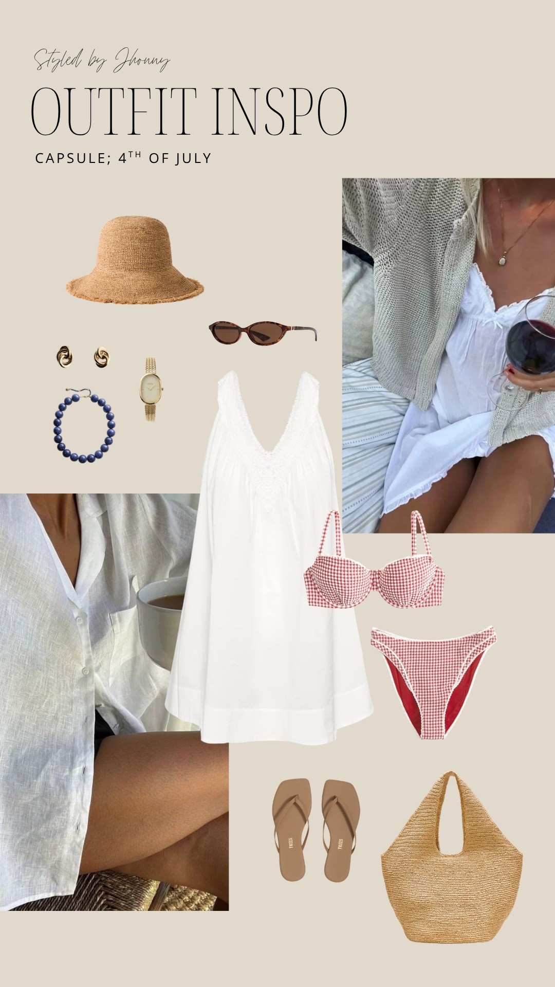 Last minute 4th of July outfit ideas #abercrombie #4thofjuly #capsulewardrobe