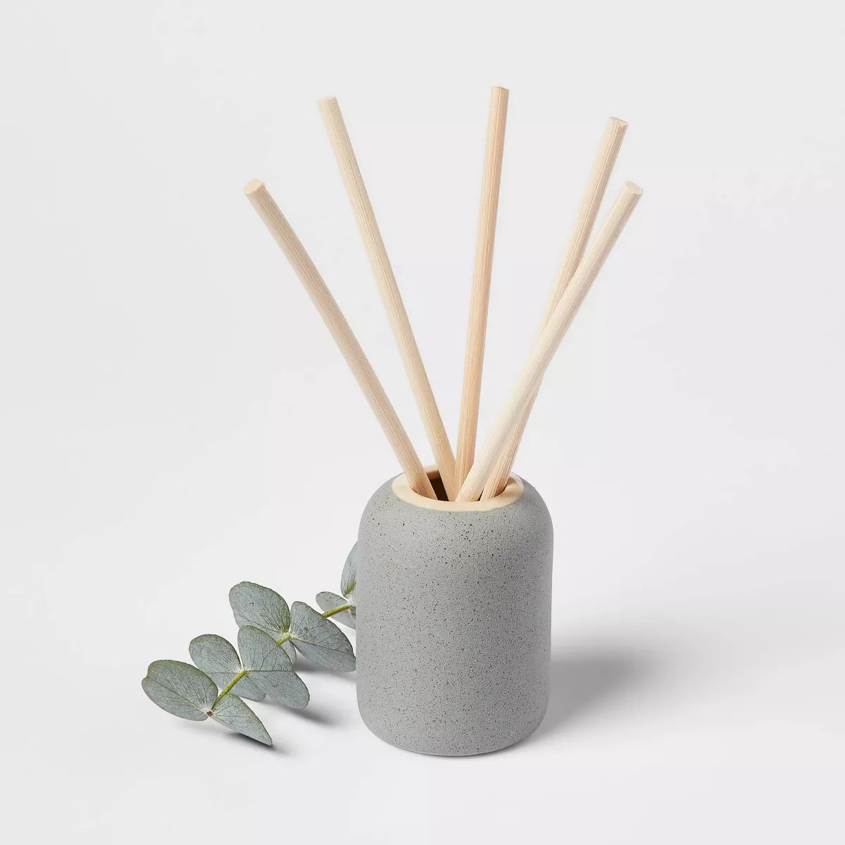 100ml Matte Textured Ceramic Lavender Eucalyptus Diffuser Gray – Threshold™: Home Aromatherap... | Target