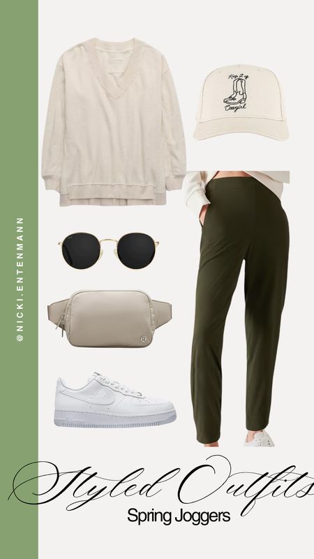 Styling up these spring joggers from Athleta for a casual sporty mom look!

Athleta sale, joggers, spring style, styled outfit, sporty outfit, mom outfit, aerie, 

#LTKsalealert #LTKSeasonal #LTKstyletip