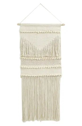 Pom Pom At Home Aya Handwoven Wall Hanging, Size One Size - Metallic | Nordstrom