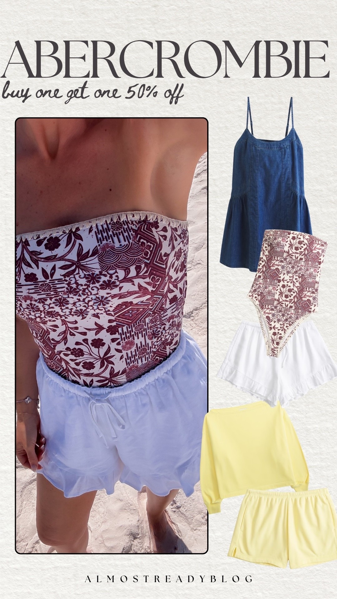 @abercrombie buy one get one 50% off my favorites!!

#LTKootd #LTKSwim #LTKSaleAlert