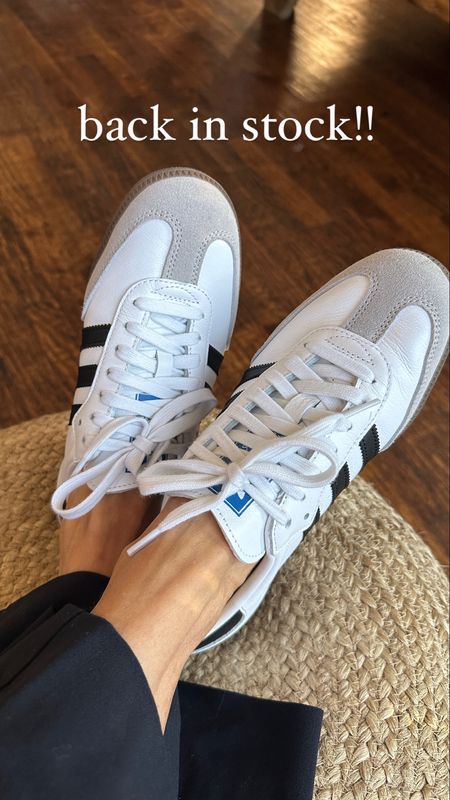 It took me a long time to get my hands on these and I do love them!! They are a low profile shoe so don’t look clunky with jeans or trousers, etc 
And they are BACK IN STOCK! 

I sized down 1 size!! 

Sell out continually
Great gift!! 

Adidas sambas sneakers 

#LTKGiftGuide #LTKshoecrush #LTKover40