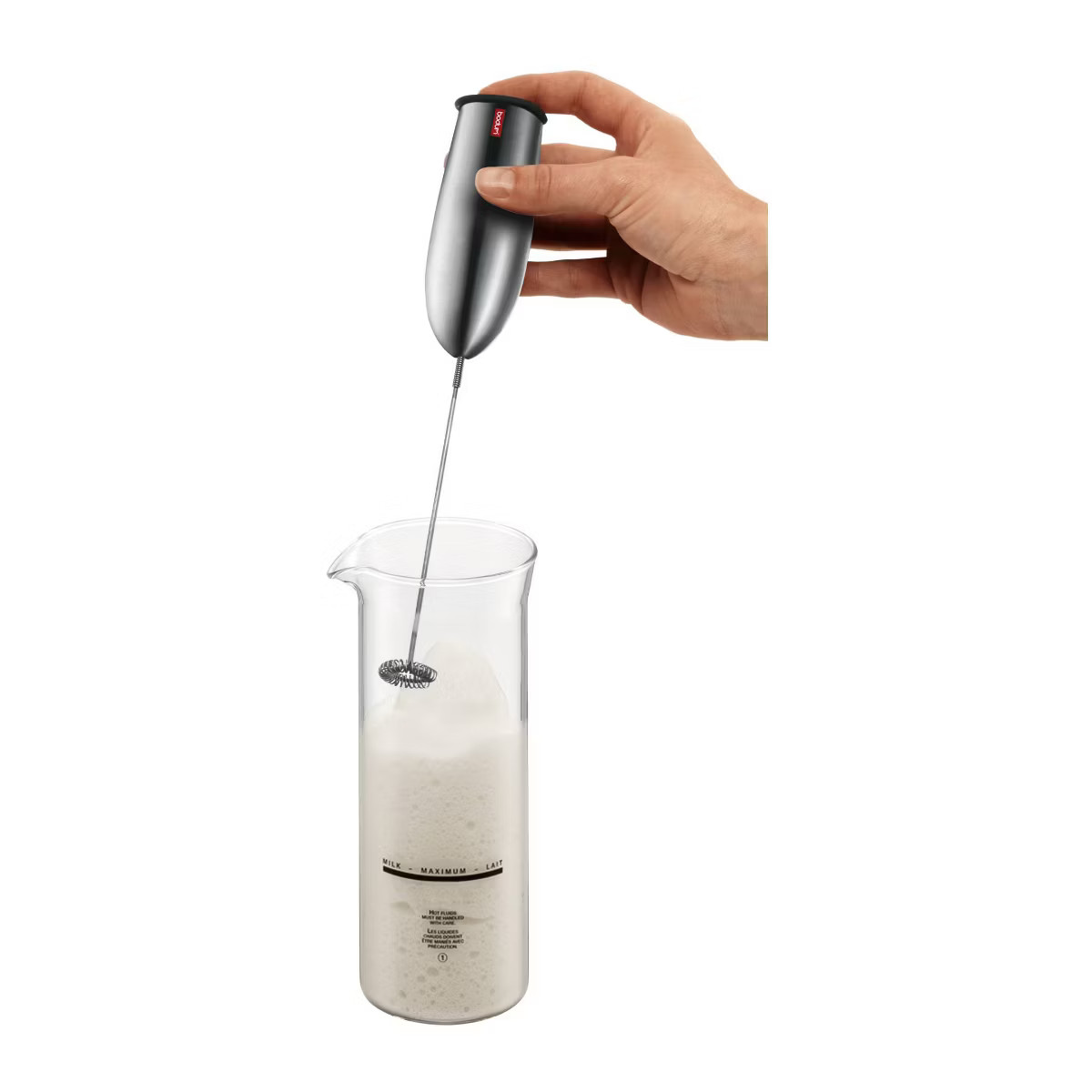 Bodum Schiuma Milk Frother - Stainless Steel: Handheld Frother Wand for Coffee, Battery-Powered, ... | Target