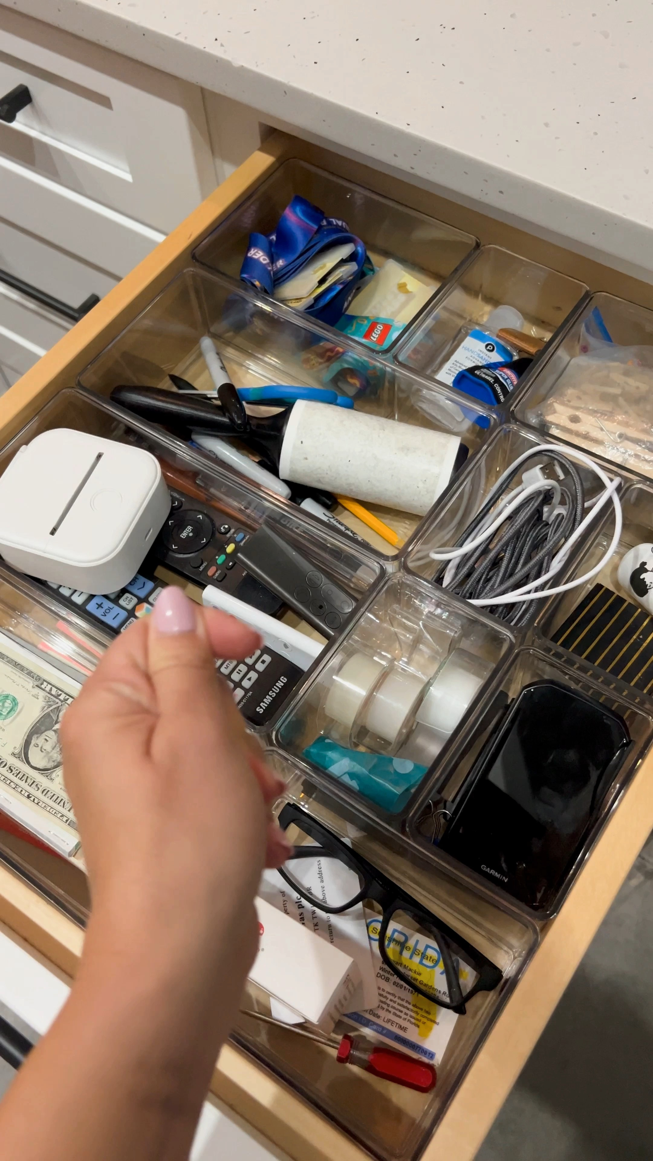 Organizing my life over here! The junk drawer is not so junky anymore! ✨ 

#LTKFindsUnder50 #LTKHome #LTKVideo