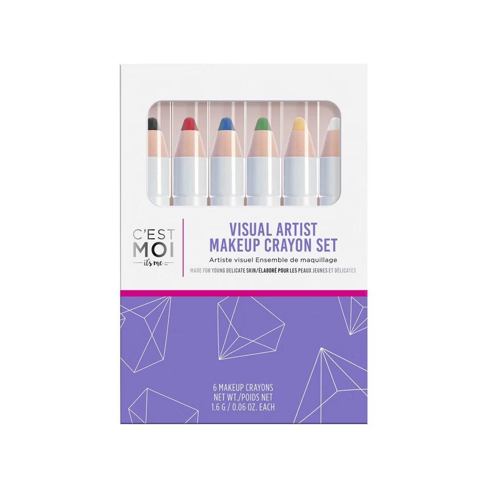 C'est Moi Visual Artist Makeup Crayon Set - 6ct | Target