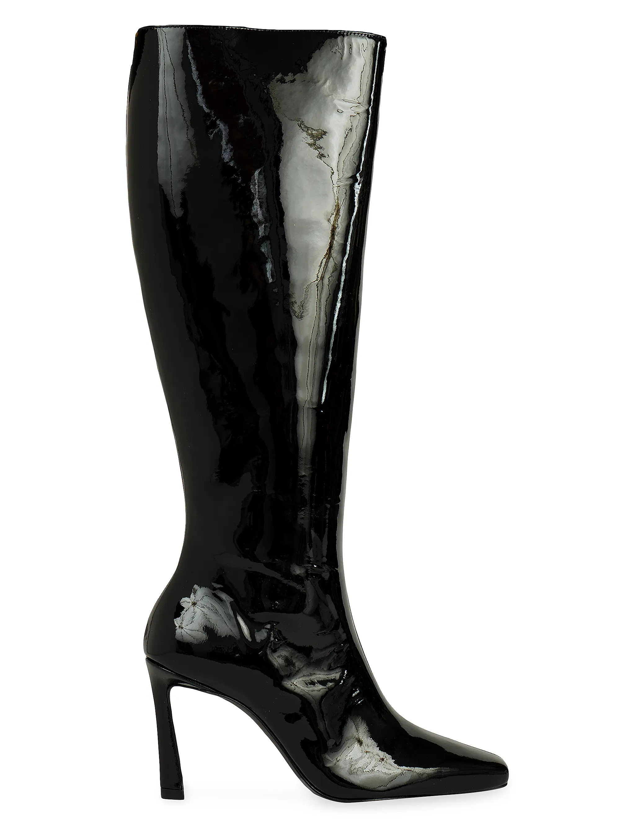 Liz Patent Knee-High Boots | Saks Fifth Avenue