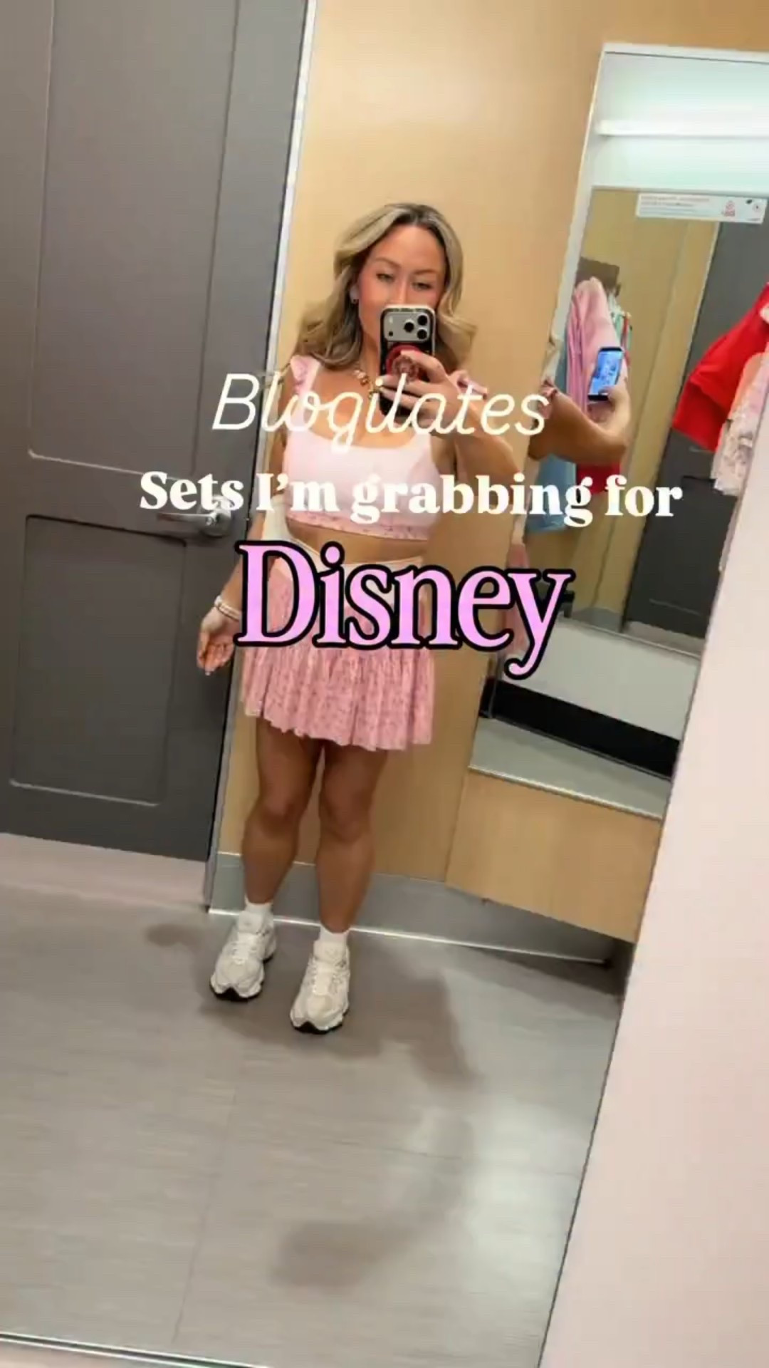 LoveShack who? 🎀
The NEW Blogilates line at Target understood the assignment. Trying on Pilates sets I’m bringing to Disney and these are cute and princessy for the parks but comfy enough for Pilates and travel days.

That red set with the bow detail in the back?! Obsessed 😍 Sadly it wasn’t available in my size, but I had to show it because it’s giving designer vibes without the price tag.

Save this for Disney outfit inspo and tell me which set you’d wear to the parks 👇
 #disneycreator #disneyfashion 
#Blogilates
#TargetStyle
#DisneyOutfits
