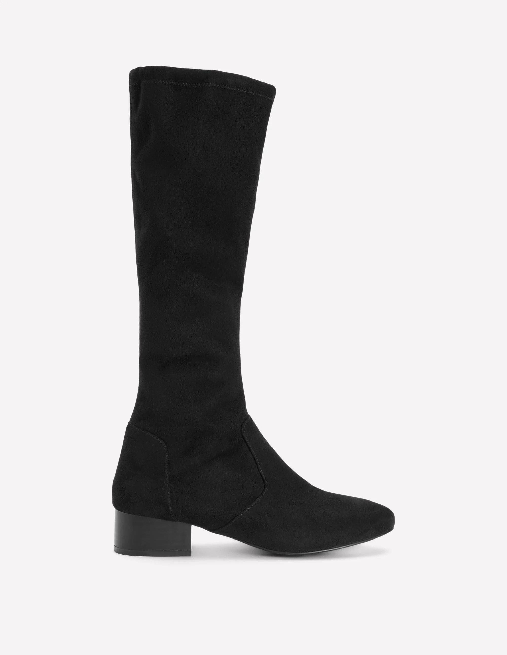 Flat Stretch Boots-Black | Boden UK