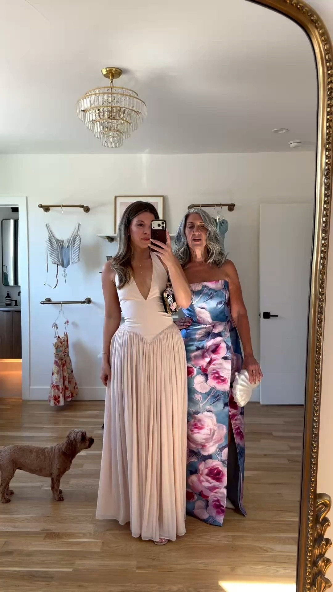 Mom and me wedding guest and formal event dresses  

divi: emerson15
Revolve: Tulip 

Wearing my usual smalls/2 
Mom wears a medium/6 in most- sized down one size in the Mac Duggal strapless blue floral & pink sequin and thestapless kay unger

Wedding guest
Formal event
Black tie
Floral
Metallic
Pleated
Mother of the bride
Special occasion 

#LTKSeasonal #LTKWedding #LTKootd