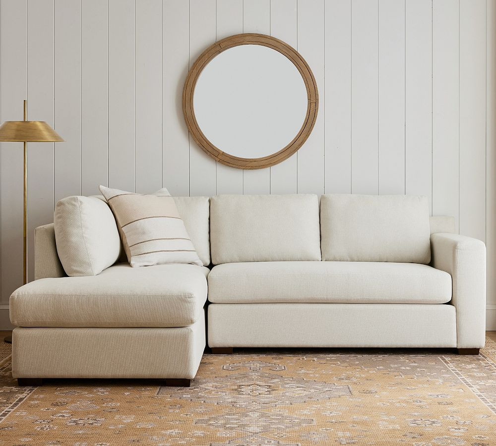 Shasta Square Arm Return Bumper Sectional (100"&ndash;112") | Pottery Barn (US)