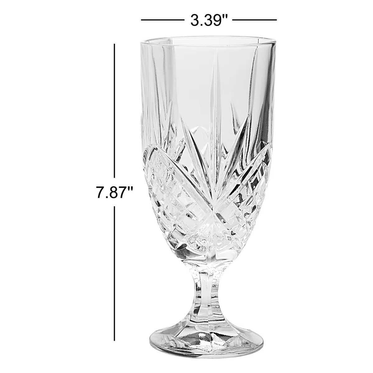 Dublin Crystal Water Goblet 16oz (Set of 4) | Wayfair North America