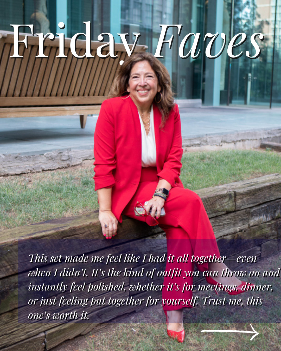 Not too trendy. Not too basic.
Just the kind of elevated staple I reach for over and over again.
This week’s fave is part of a mix-and-match set that works harder than most pieces in your closet.
Everything’s linked in my LTK—yes, I really wear it weekly. 

 #LTKGiftGuide #LTKootd #LTKWorkwear