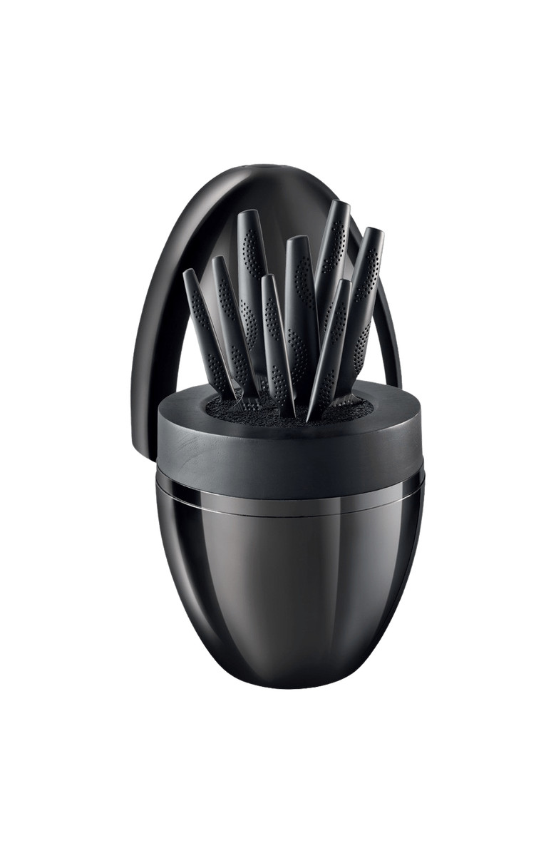 iD3® BLACK SAMURAI The Egg 9-Piece Knife Block | Nordstrom