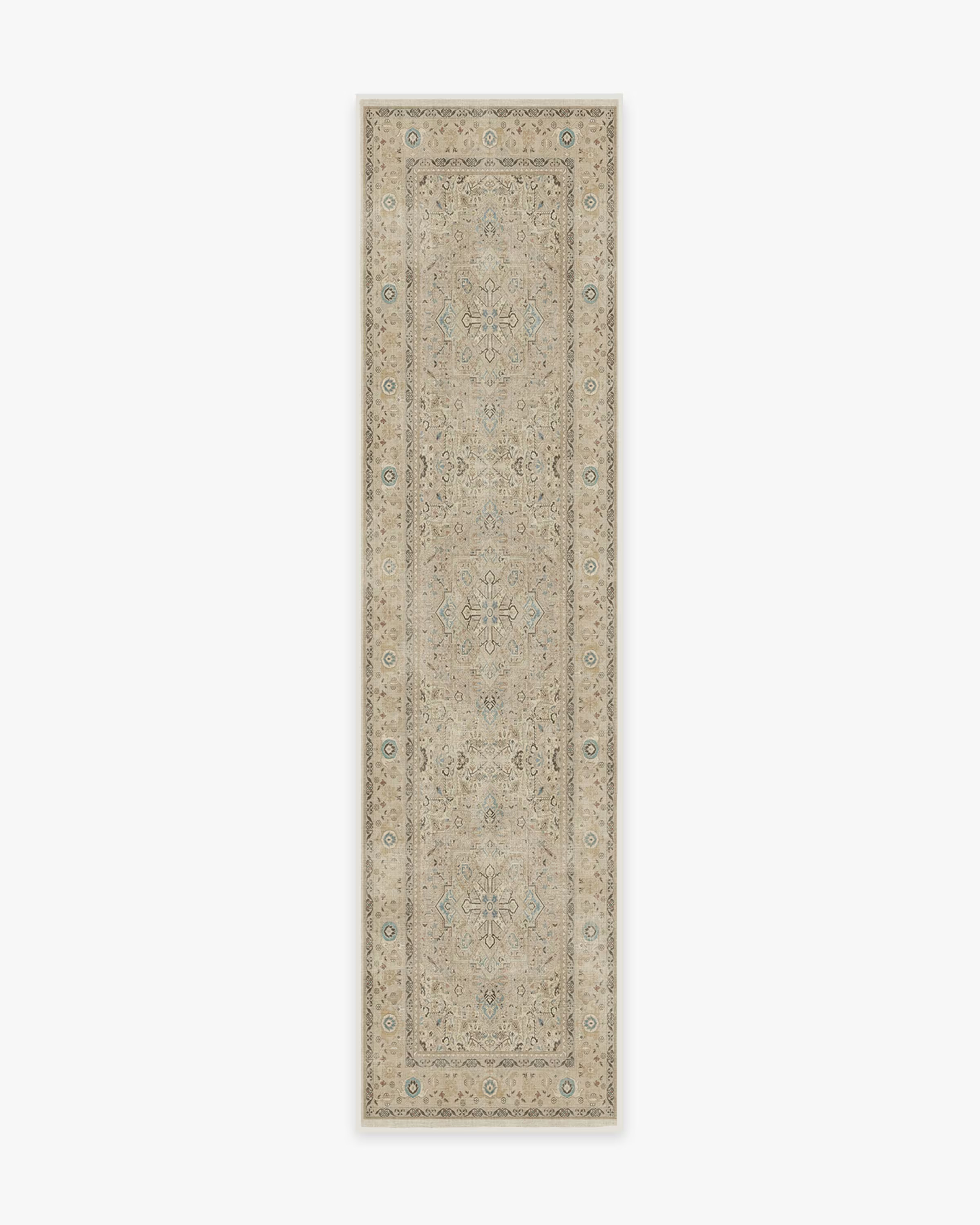 Kamran Ivory Opal Rug | Ruggable