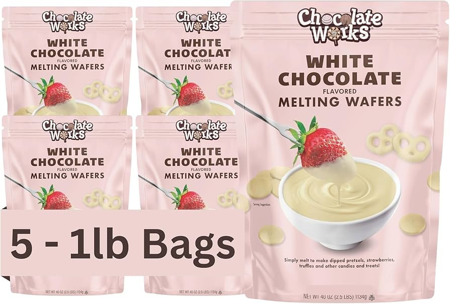 Chocolate Works Melting Chocolate Parent (1.0 lb (Pack of 5), White Chocolate) | Amazon (US)