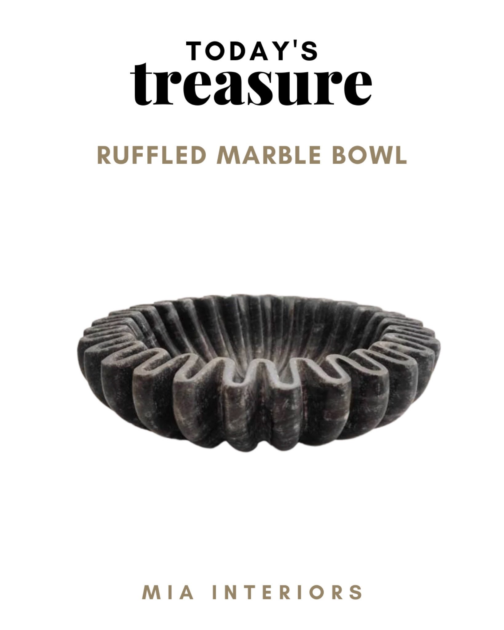 Todays Treasure is this gorgeous scalloped black marble bowl! Great price point too!

#blackmarble #marblebowl #scallopedbowl #thrifting #antique #vintage #etsyfinds #homedecor #falldecor

#LTKunder100 #LTKSeasonal #LTKhome