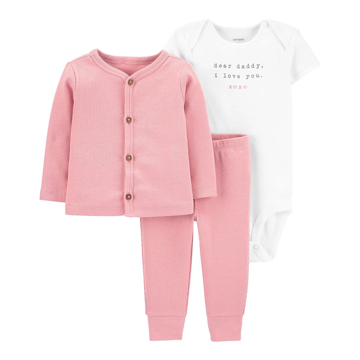 Baby Girl Carter's 3-Piece Little Cardigan Set | Kohl's