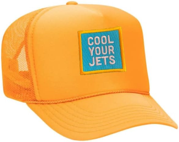 FitCrush Lifestyle Cool Your Jets - Embroidered Patch Trucker Hat (Multiple Colors) | Amazon (US)