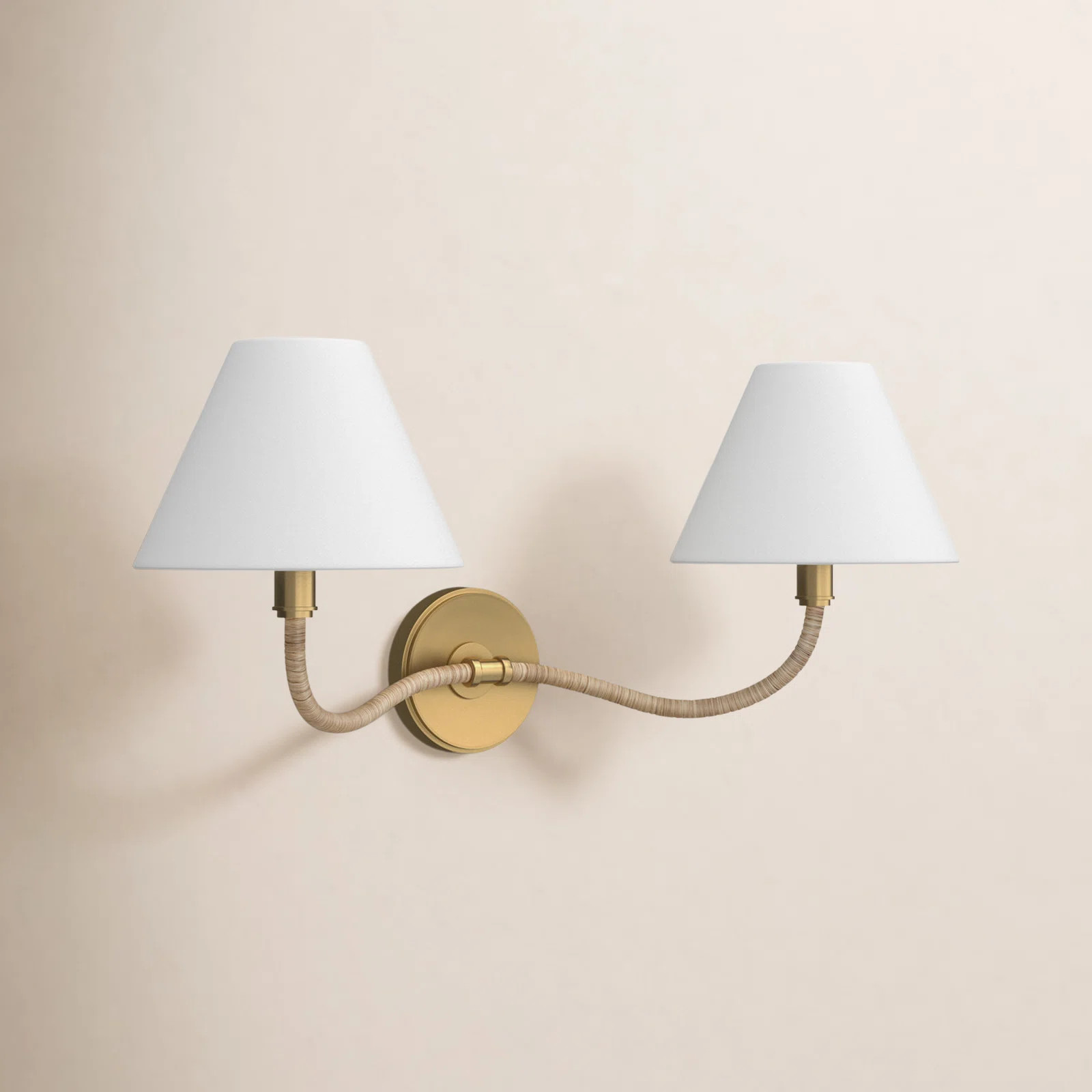 Glinda Steel Armed Sconce | Wayfair North America