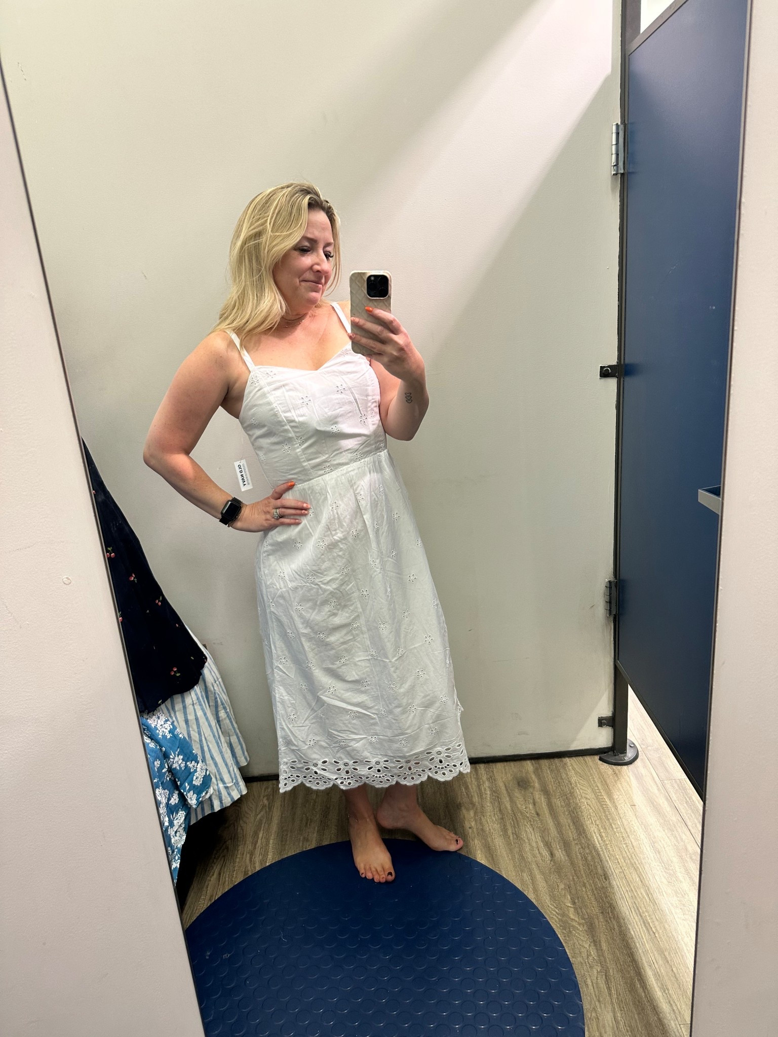 Found the dress for spring and summer events! This white eyelet midi from Old Navy is a dream—lightweight, feminine, and super flattering with its fit & flare silhouette. Whether you’re headed to a garden party, bridal shower, graduation, or just brunching with the girls, this dress fits the vibe. Add a denim jacket and sneakers for a casual day look, or dress it up with wedges and a clutch!
Old Navy white dress, spring midi dress, eyelet dress 2025, fit and flare dress, affordable spring outfit, spring bridal shower outfit, graduation guest dress, white midi dress, spring event outfit, LTK spring style, petite-friendly dress, Old Navy try on, spring fashion finds

Event Inspo:
	•	Baby or bridal shower
	•	Mother’s Day brunch
	•	Easter Sunday
	•	Spring date night
	•	Garden party
	•	Beach vacation dinner
         Or graduation 

#LTKFindsUnder50 #LTKPetite #LTKParties
