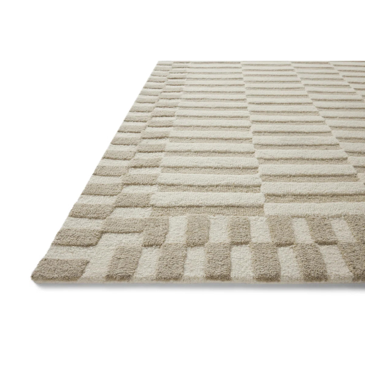Chris Loves Julia x Loloi Bradley Ivory / Beige Area Rug | Wayfair North America