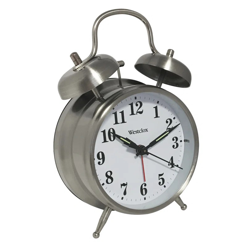 Winston Porter Twin Bell Alarm Clock | Wayfair North America