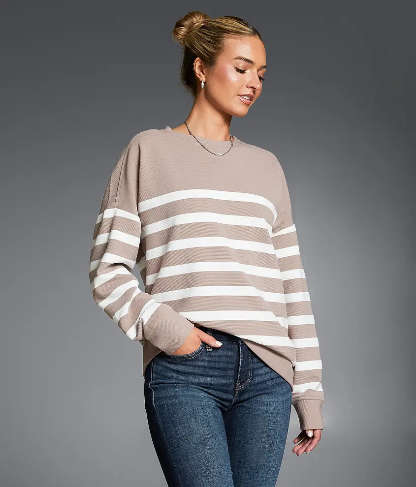 Striped Pullover | Buckle