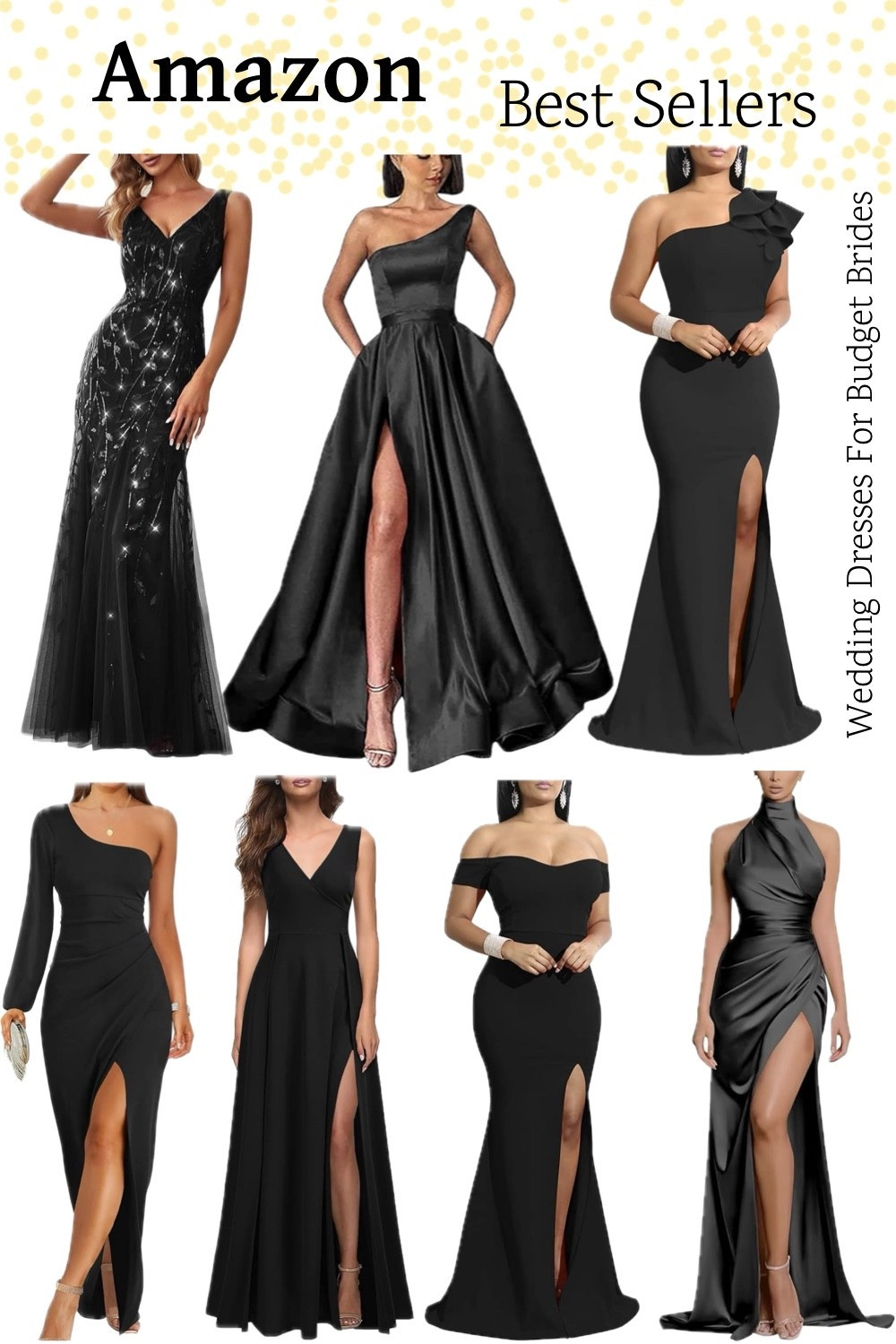Best selling affordable black formal long dresses on Amazon. 

#LTKFindsUnder100 #LTKWedding #LTKSeasonal