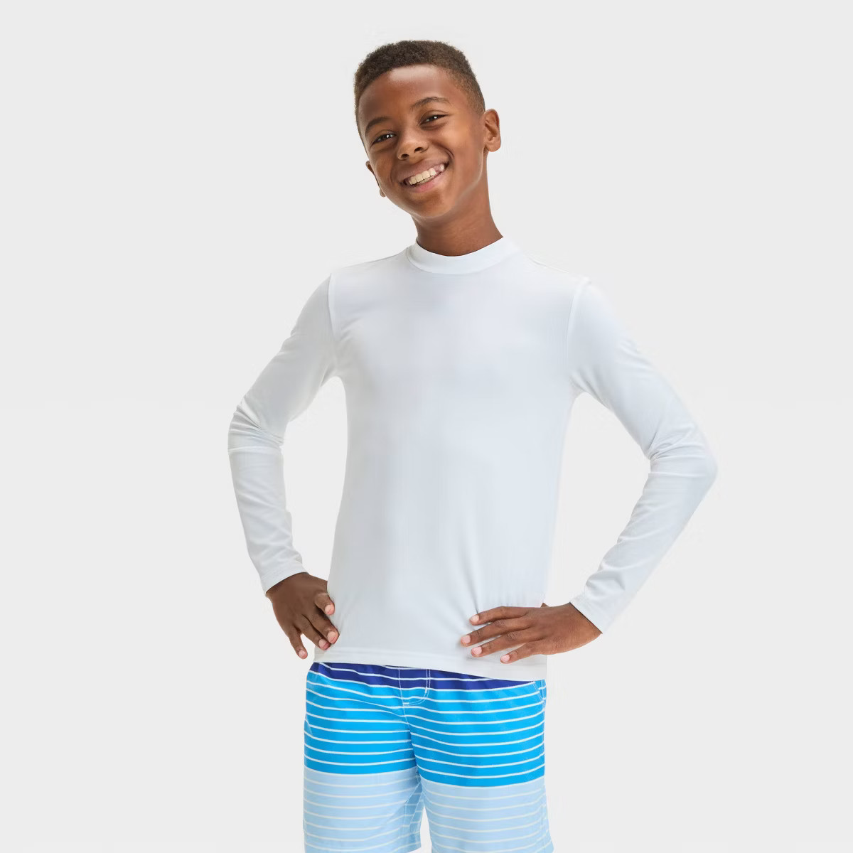 Boys' Solid Rash Guard Top - Cat & Jack™ | Target