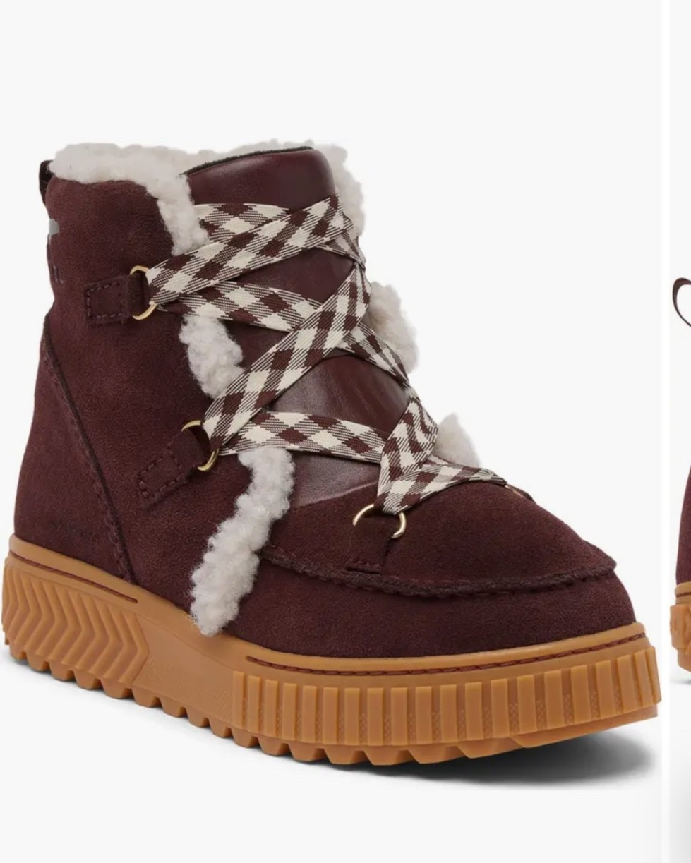 Faux fur waterproof boots in brown!! 
ON SALE!!! 

#LTKgrwm #LTKootd #LTKFindsUnder100