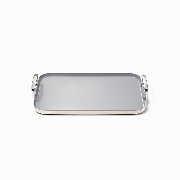 Caraway Home Non-Stick Ceramic Square Double Burner | The Container Store