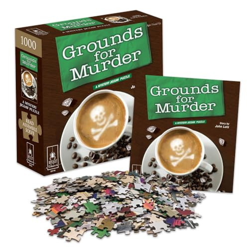 BePuzzled, Unravel the Mystery, Grounds for Murder, Classic Mystery Jigsaw Puzzle, 1000 Pieces | Amazon (US)