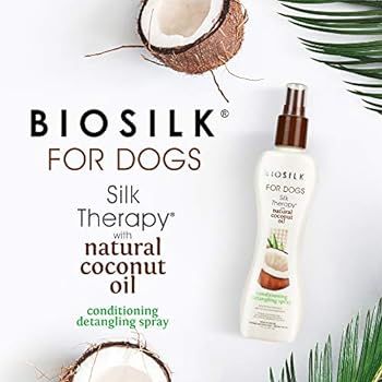 BioSilk for Dogs Silk Therapy Shampoo with Coconut Oil | Coconut Dog Shampoo Conditioning Detangling | Amazon (US)