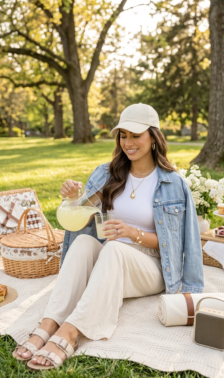 The perfect elevated casual summer outfit 🤍 This neutral look gives effortless coastal granddaughter and quiet luxury energy for picnic dates, coffee runs, park days, and everyday summer style.

Comfortable, feminine, and timeless ✨

Linked my exact outfit in LTK.

#ltkstyle #coastalgrandmother #quietluxury #summeroutfit #casualchic #oldmoneyaesthetic #neutralfashion #picnicaesthetic #softluxury #elevatedstyle 

 