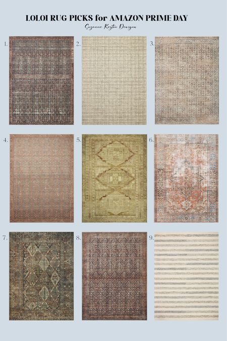 AMAZON PRIME DAY 2023! The best Loloi rugs on sale this week! 
#loloi #theloloilook #amazonprime #primeday 

#LTKsalealert #LTKhome #LTKstyletip