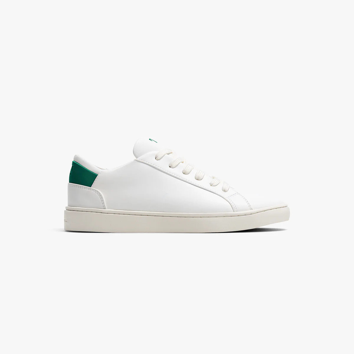 Men's Lace Up in White-Kelly Green | Sustainable & Vegan - Thousand Fell | Thousand Fell