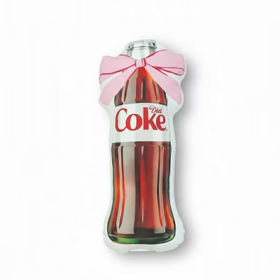 Coca-Cola Diet Coke Bottle Novelty Plush Throw Pillow White | Target