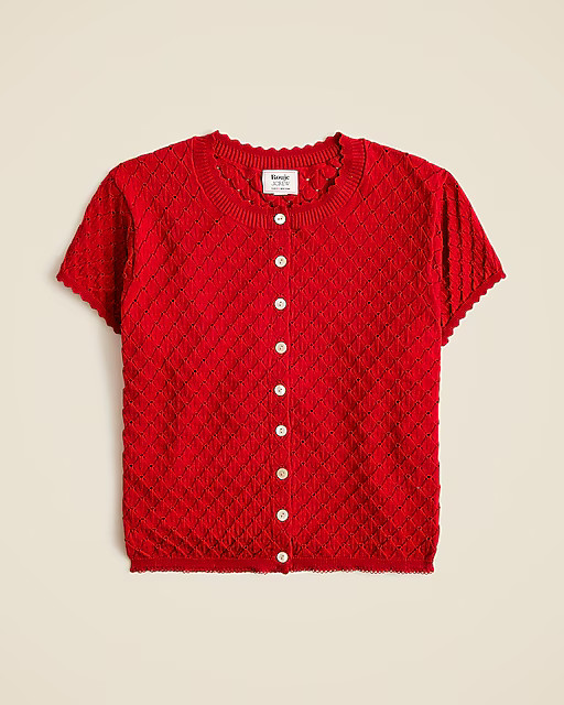 Rouje X J.Crew Ballade short-sleeve cardigan | J. Crew US