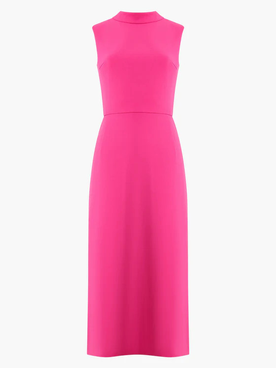 Echo Crepe Mock Neck Dress | French Connection (UK)
