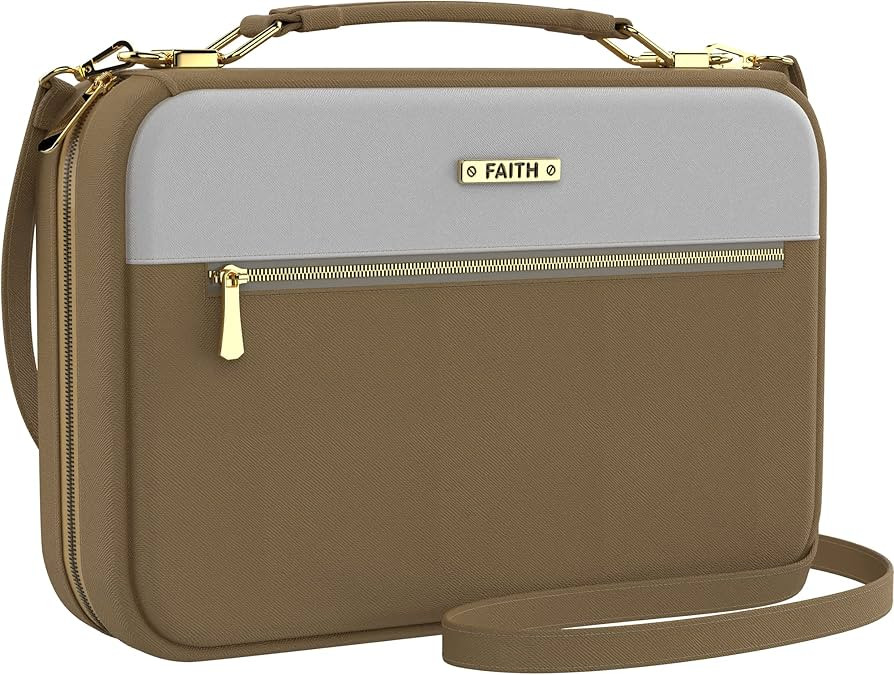 Bible Covers for Women Large Size - Bible Case Bag Fits Books Up to 7 x 10.1 x 1.9 in - | Pen Slo... | Amazon (US)