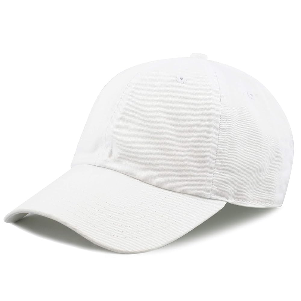 Baseball Dad Hat Women Men Blank Washed Low Profile Cotton and Denim UPF 50+ Running Golf Cap Hat | Amazon (US)