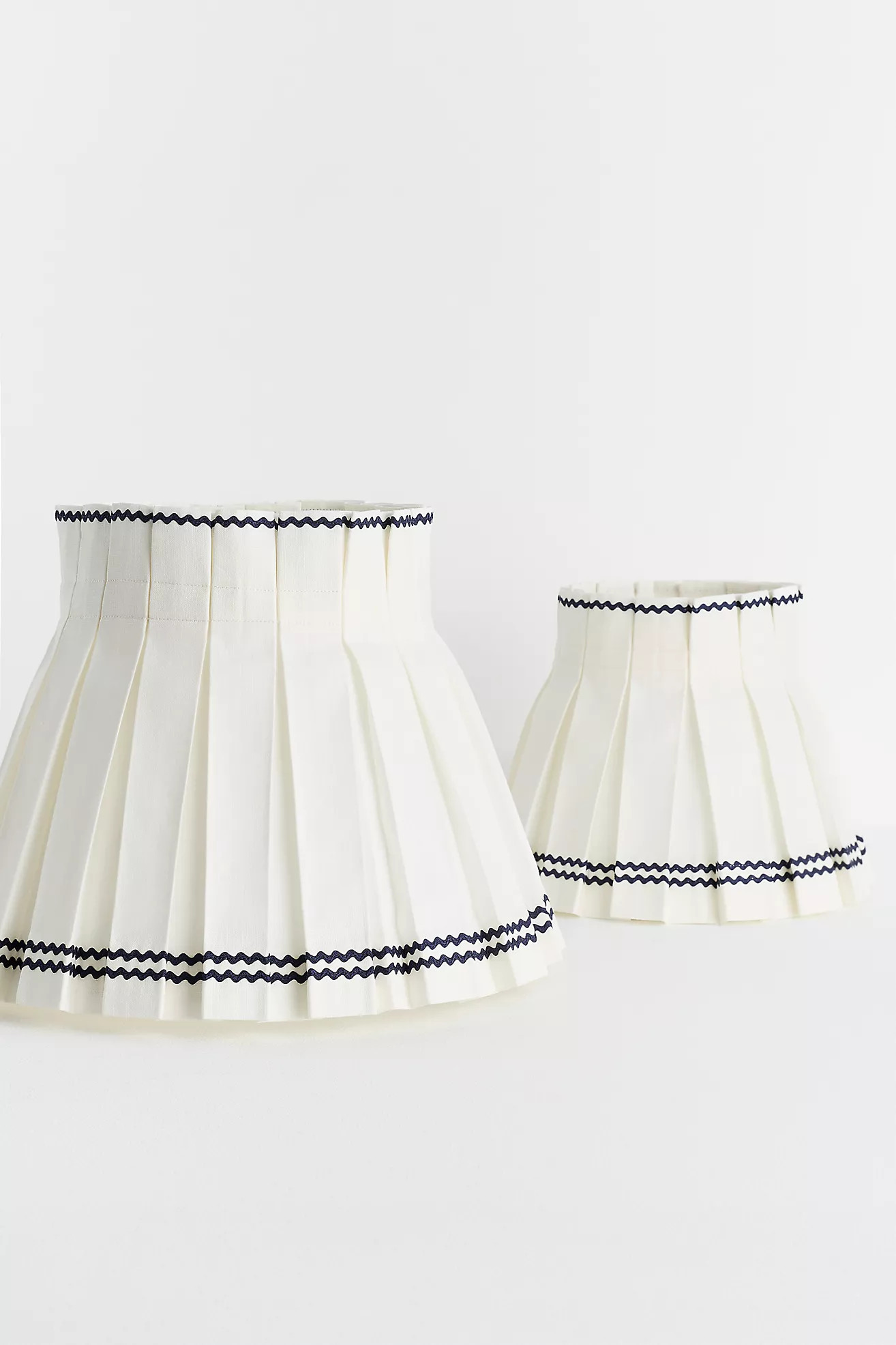 Cielle Home Box Pleat Fabric Lamp Shade and Slipcover | Anthropologie (US)