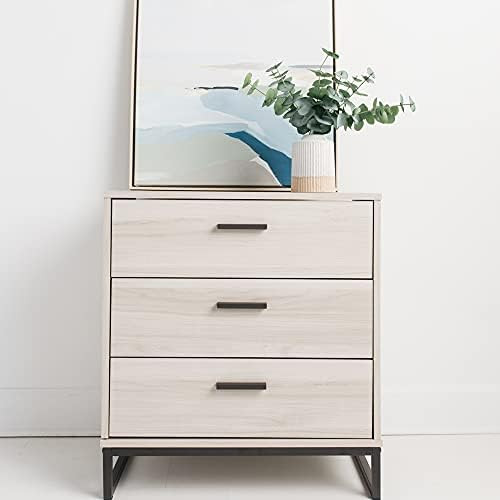 Signature Design by Ashley Socalle Modern Industrial 3 Drawer Chest of Drawers, Natural Beige | Amazon (US)