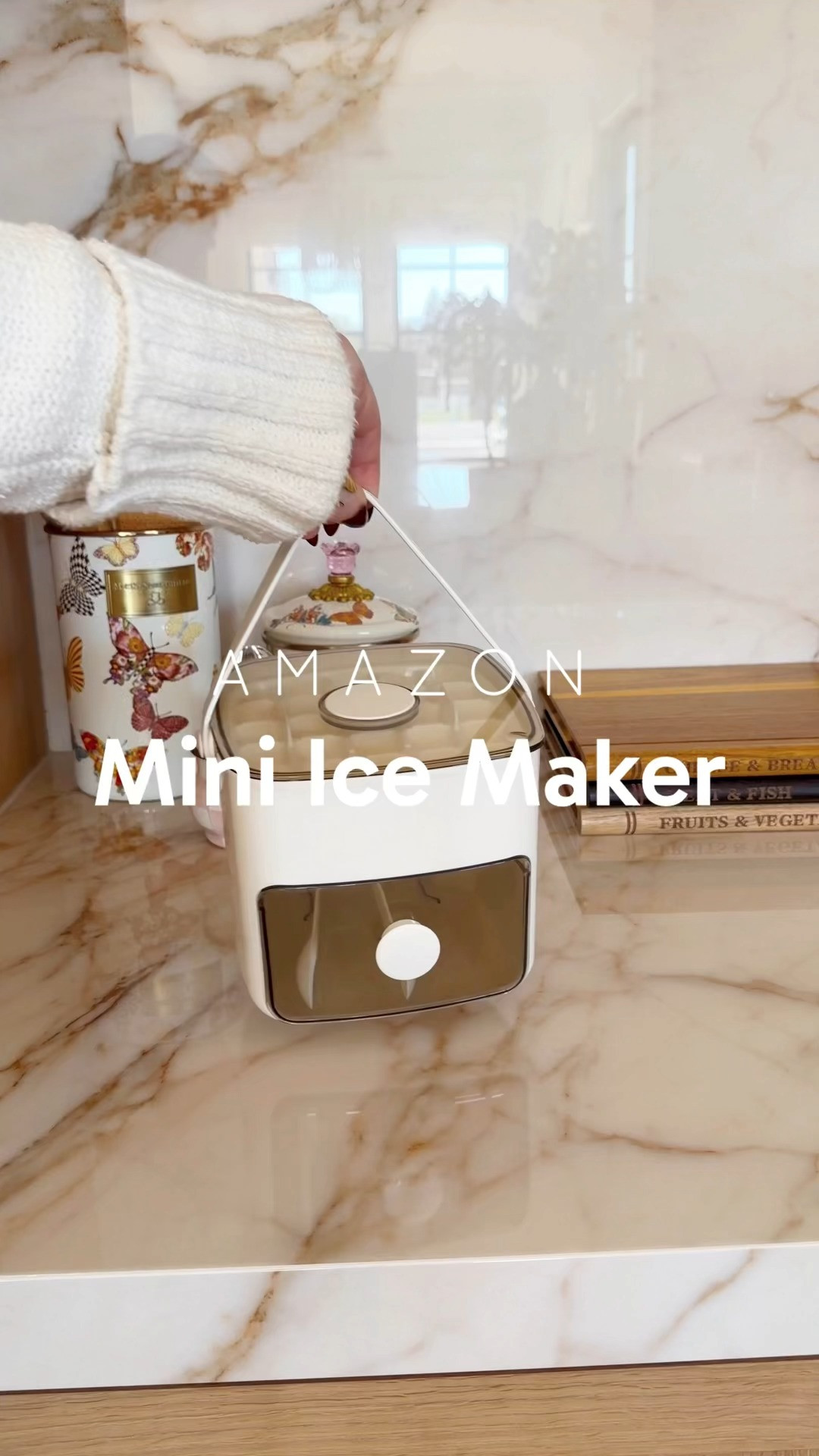 An ice cube tray that makes ice, has a lid and bin is a kitchen gadget must have! This small, self-contained ice-making system is tidy, stackable, and designed to eliminate the usual freezer chaos.  

 #LTKfoodie