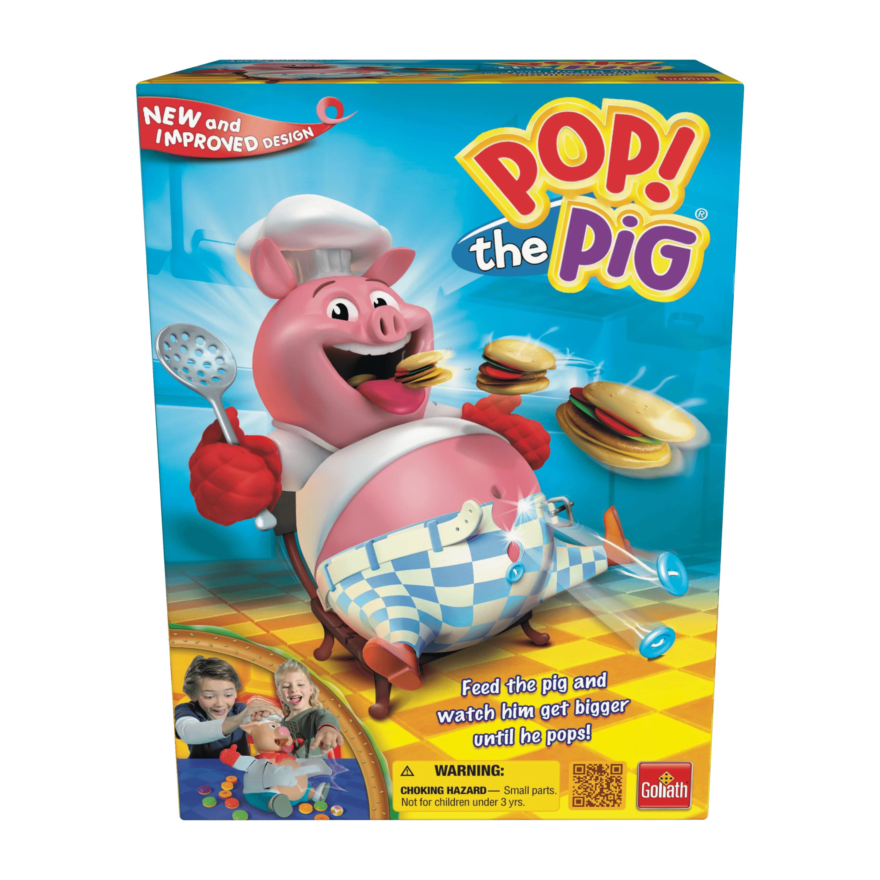 Goliath Pop The Pig Children's Game - Belly-Busting Fun, Feed Him Burgers, His Belly Grows | Walmart (US)