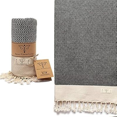 Smyrna Vintage Series Original Turkish Beach Towel | 100% Cotton, Prewashed, 37 x 71 Inches | Tur... | Amazon (US)