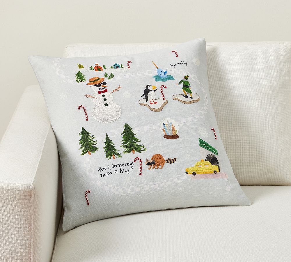 Elf Printed Pillow Cover | Pottery Barn (US)
