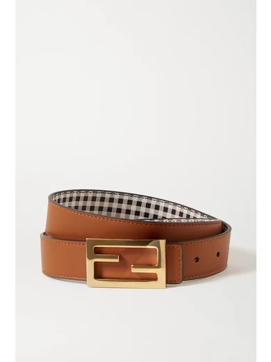 Fendi - Reversible Leather Belt - Light brown | NET-A-PORTER (US)